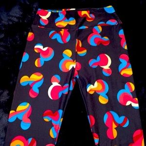NEW Mickey Head Multi Swirl LuLaRoe Leggings.